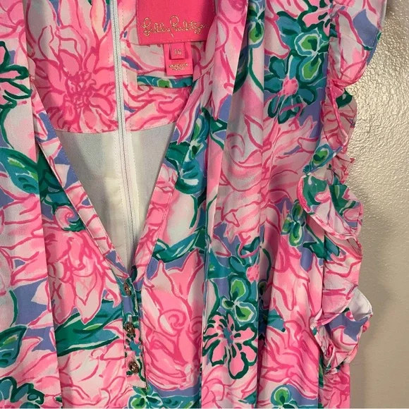 Lily Pulitzer Destini Floral Blossom Tiered Maxi Dress - Picture 8 of 12